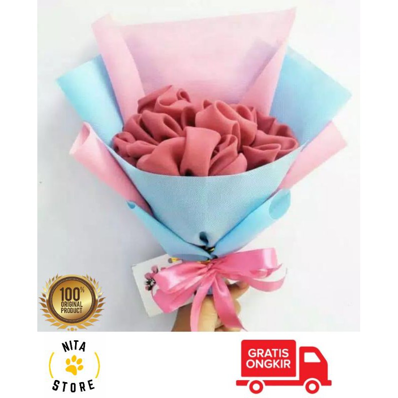 BUKET JILBAB BOUQUET HIJAB PASMINA KADO HADIAH SOUVENIR