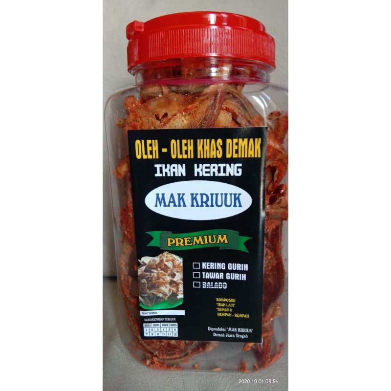 

IKAN KERING BALADO 270gr | KRUPUK IKAN BALADO