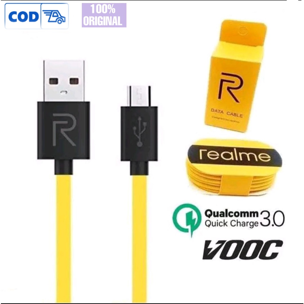 KABEL DATA REALME ORIGINAL 100% USB MICRO