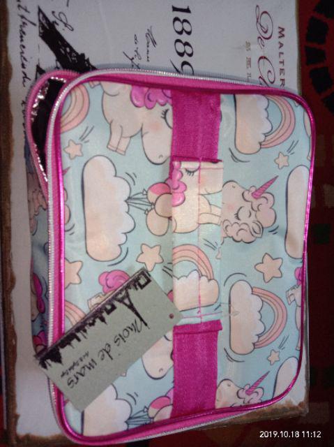Tas Jaring Lunch Box / Bekal / Tempat Makan Aluminium Foil Premium