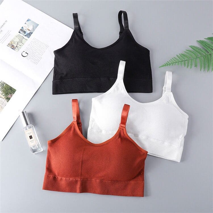 ASK.id - Bra Wanita Model One-Piece Bra Bralette Push Up dengan Bahan Tipis bra16