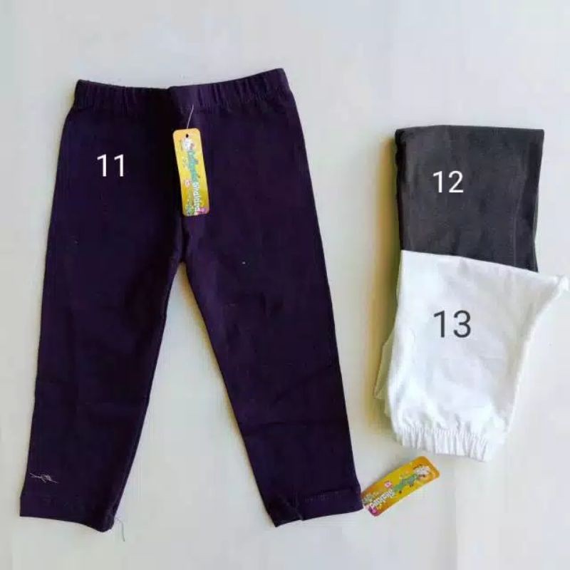 LEGGING anak CALLYSTA size XS, POLOS Usia 0-12 Bulan