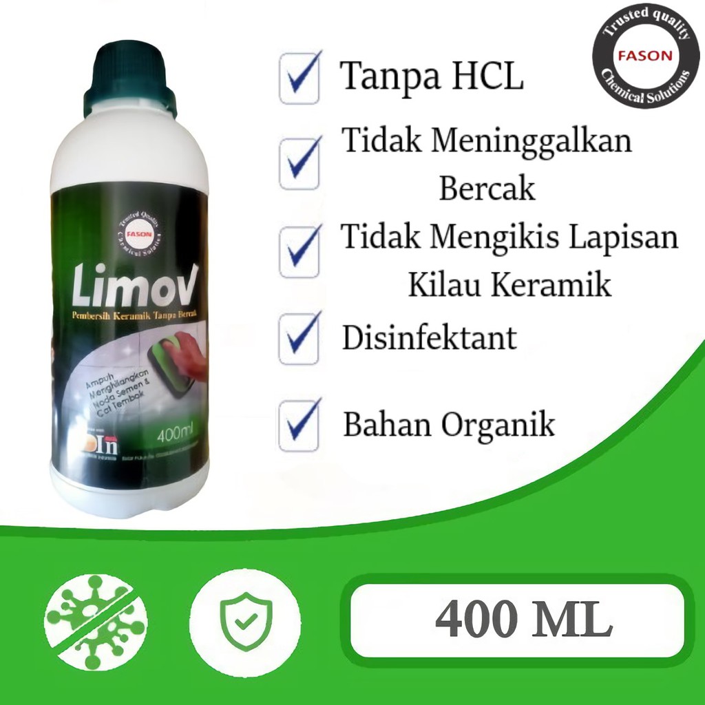 Pembersih Keramik  Glossy Doff  atau Tekstur Fason Limov 