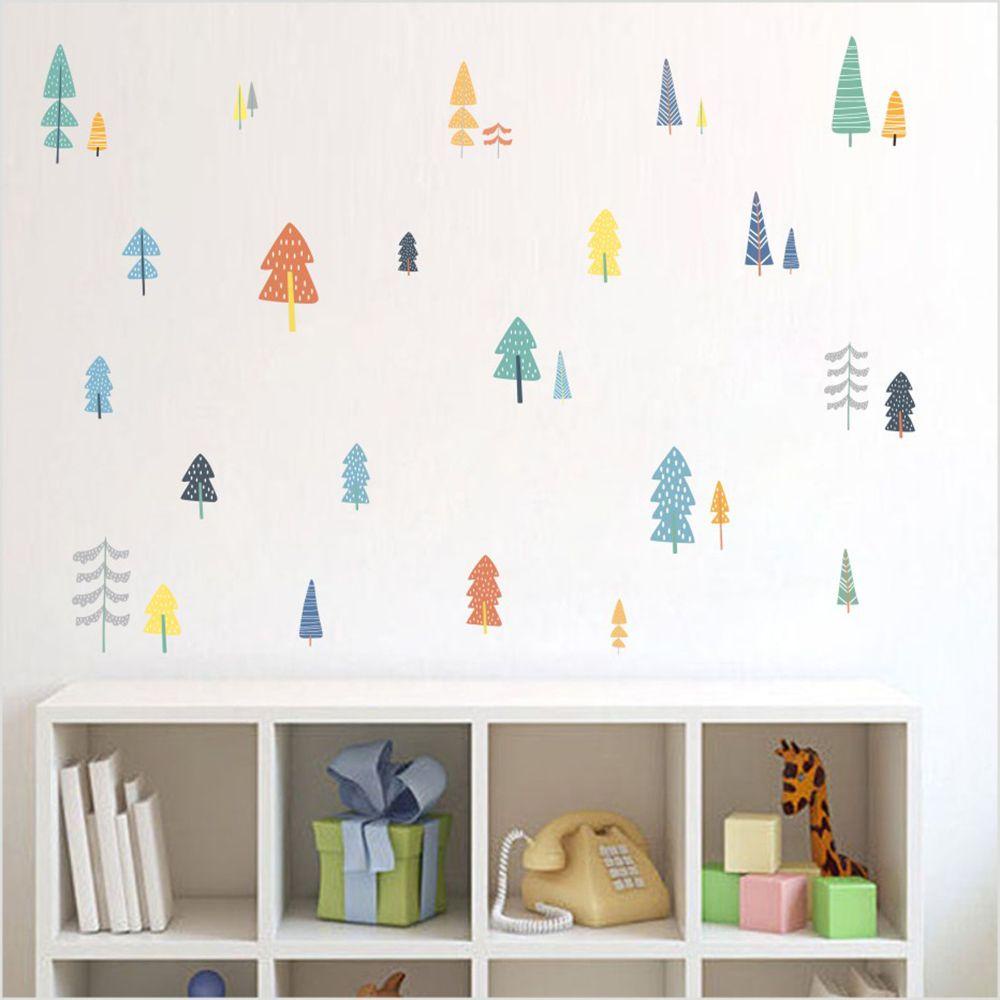 Agustina Stiker Dinding Lovely Tree Woodland Dekorasi Kamar Bayi