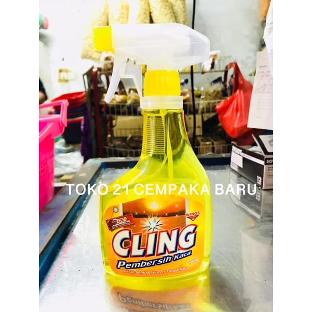 Cling Pembersih Kaca LEMON FRESH Semprot 440 ml | KUNING Cling Spray Murah