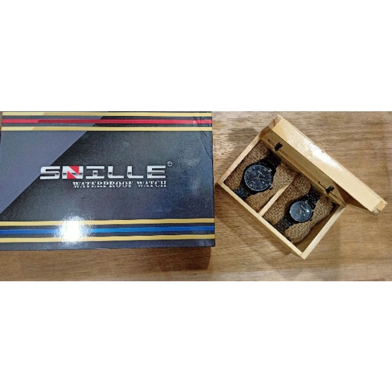 Box jam Kayu Snille Asli || produk lokal . bisa satuan &amp; grosir