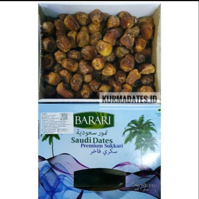 Kurma sukari barari premium grade A 1kg