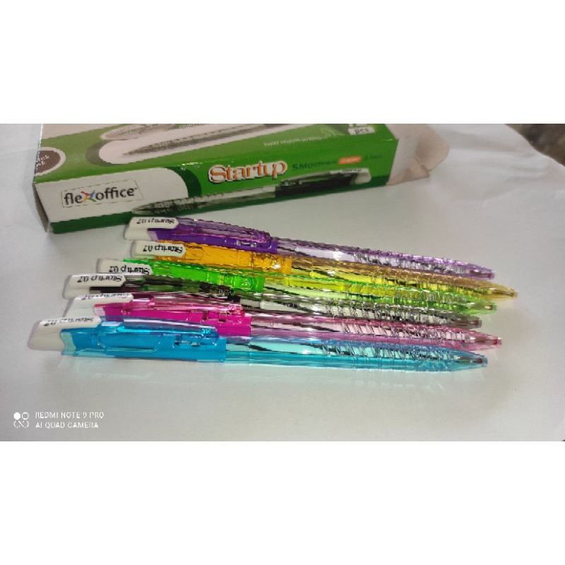 

pulpen startup flexoffice hitam, black inkl