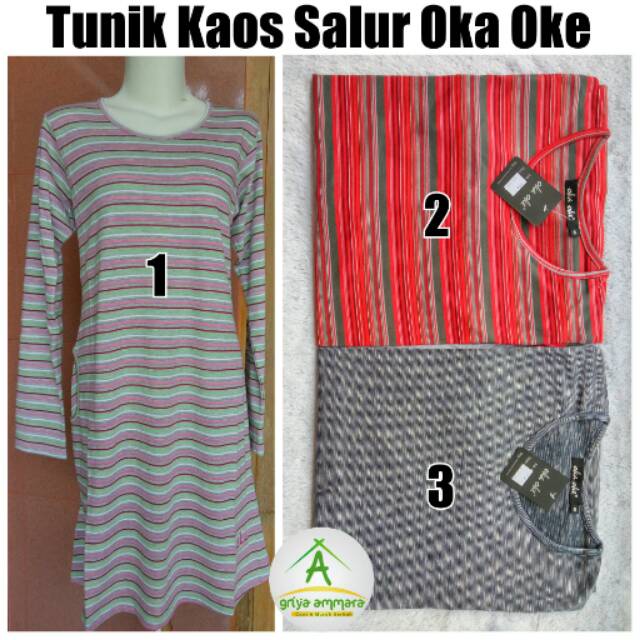 Tunik Kaos Salur Oka Oke