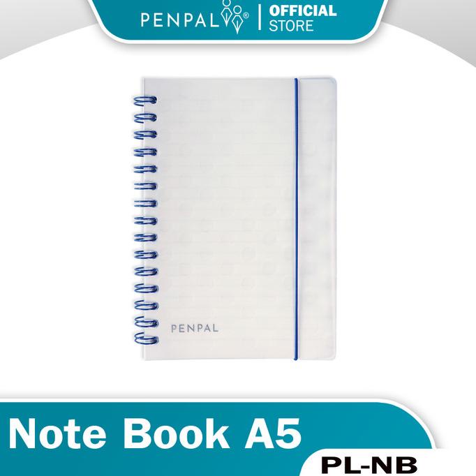 

Penpal Note Book A5 Spiral Clear Dots Transparan PL-NB