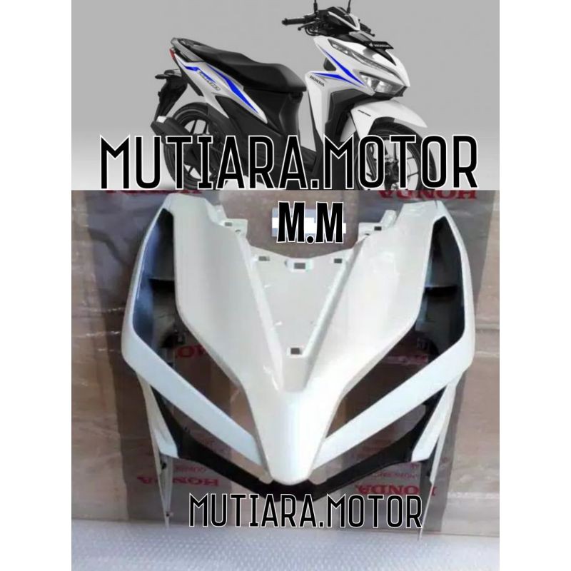 Cover Body Depan New Vario 125 150 LED 2018 2019 2020 Putih merek VR/Win