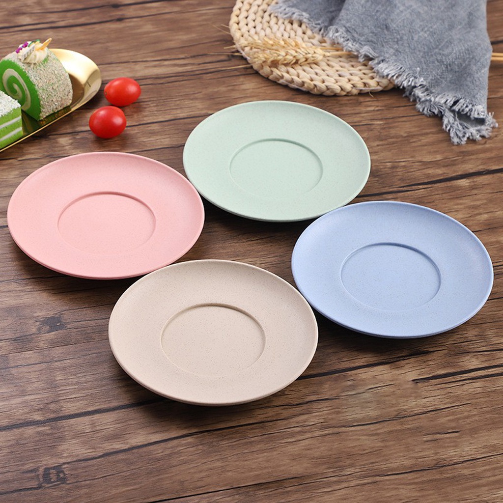 ☛TK☚ R655 Piring Makan Saji | 20 dan 25 cm Round Plate Piring Saji | Ramah Lingkungan | Biodegradable