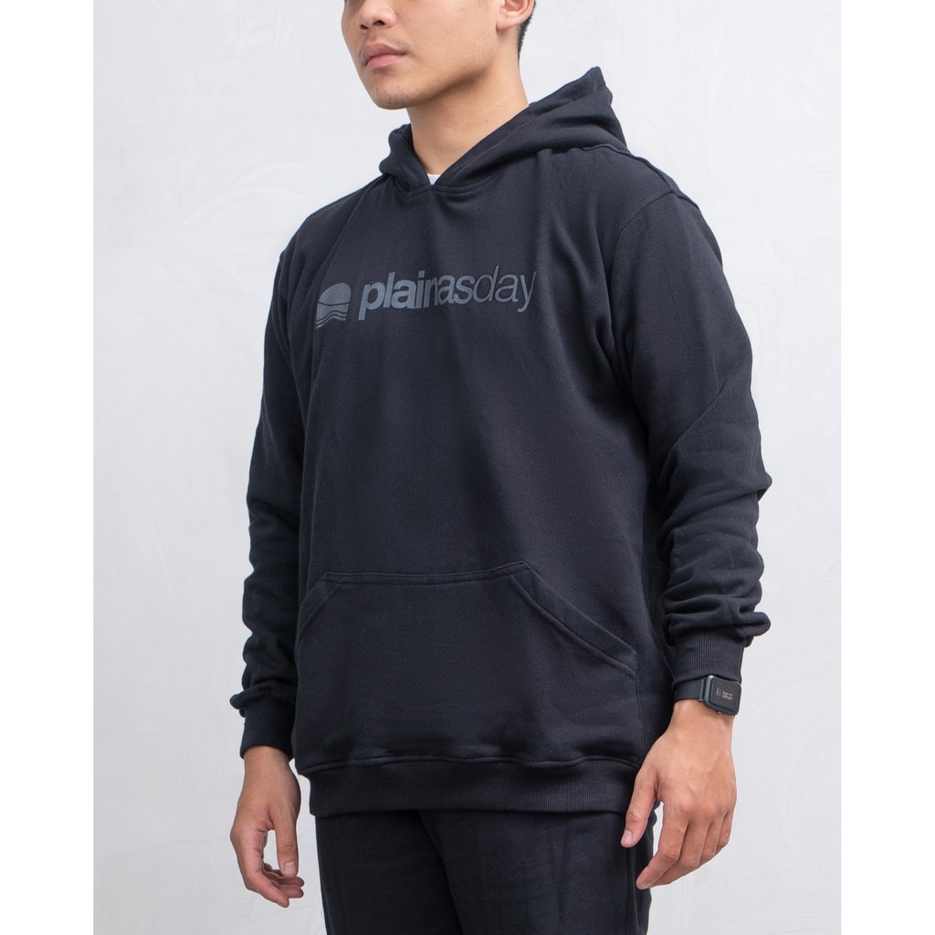 PLAIN HOODIE by PAD - BLACK