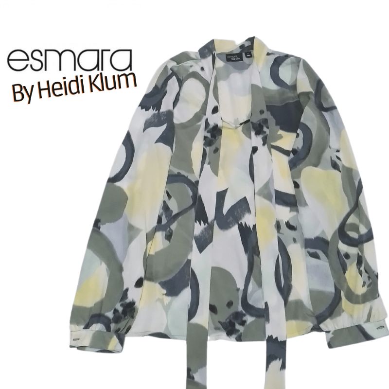 Kemeja Lengan Panjang Motif Abstrak by Esmara