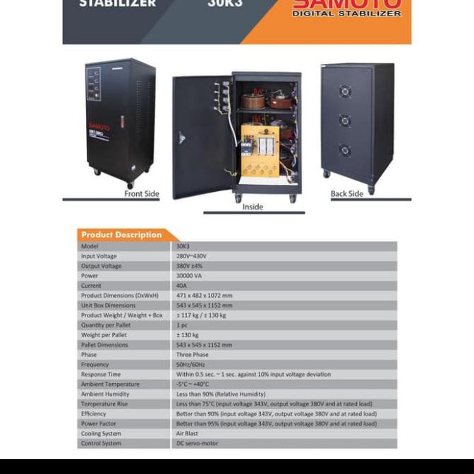 Stabilizer / Stavolt Samoto 30Kva
