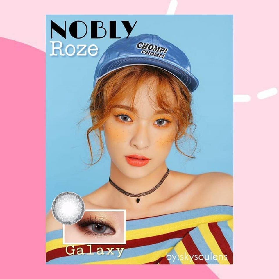 Softlens Nobly Roze Galaxy 15mm Normal Hingga 6 00 Shopee Indonesia