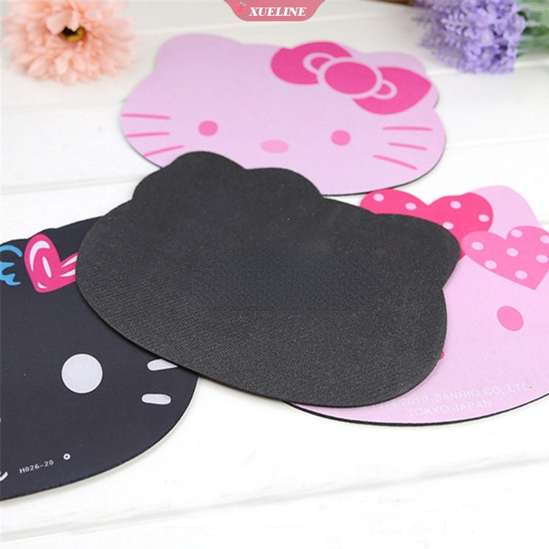 Mouse Pad Tebal Motif Kartun Hello kitty Untuk Meja Komputer