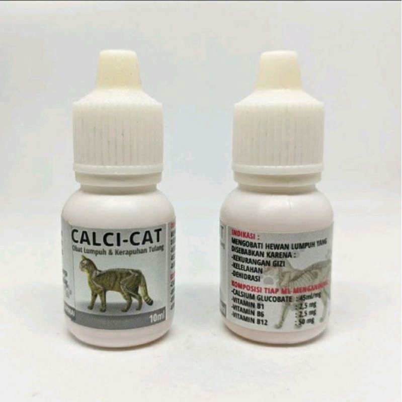 OBAT LUMPUH CALCI CAT KUCING CALCI CAT OBAT KEJANG DEHIDRASI KERAPUHAN TULANG