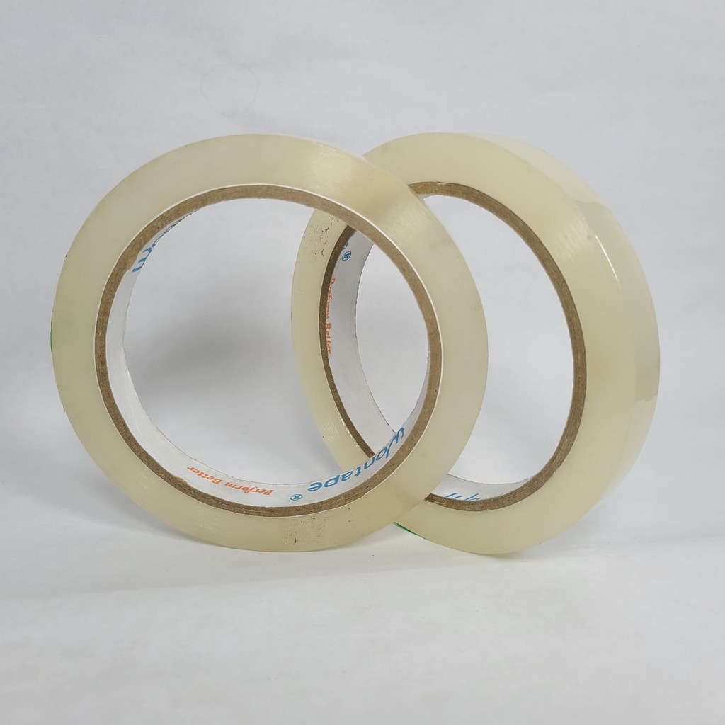 

Lakban/ isolasi/ solatip/ tape meja bening - 12mm x 72y Kualitas WONTAPE Daimaru Nachi