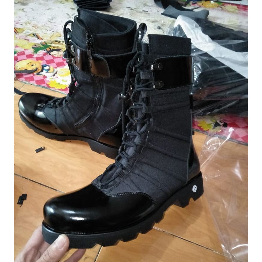 SEPATU PDL NINJA KULIT ASLI SEPATU PDL TNI SEPATU PDL POLRI SEPATU PDL SECURITY SEPATU PDL SATPAM