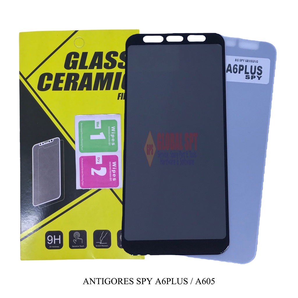 SPY SAMSUNG A6 PLUS / ANTIGORES / TEMPERED GLASS SAMSUNG A605