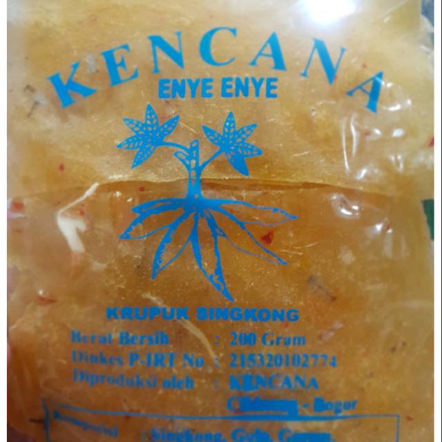Kerupuk Singkong Opak Singkong Kencana Enye Enye