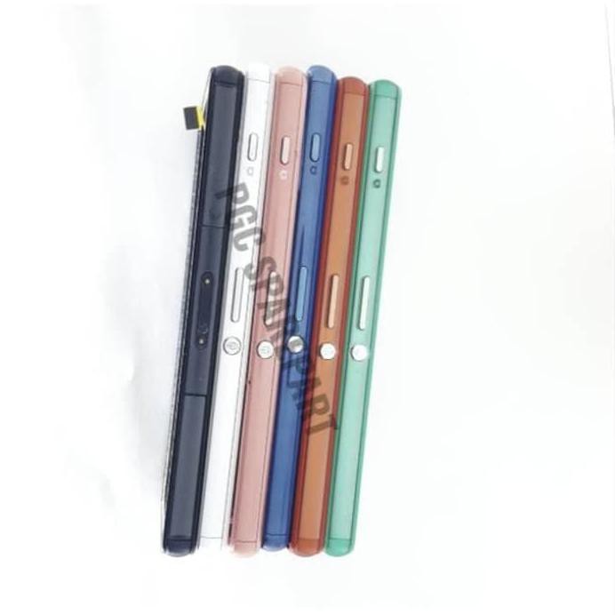 Ori Frame Bezzel Sony Xperia Z3 Mini Bezel Tulang Tengah Lcd & Mesin - Putih F2B4