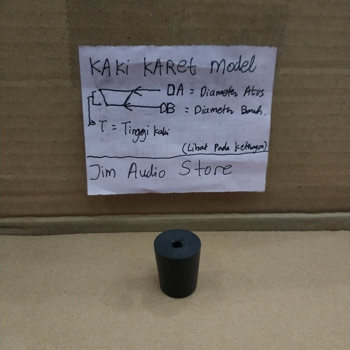 Kaki Karet Kecil Tinggi / Kaki karet box power /kaki karet box speaker