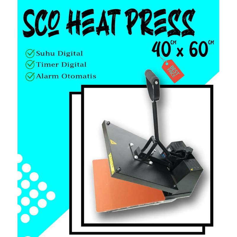 Mesin Press Kaos 40cm x 60cm