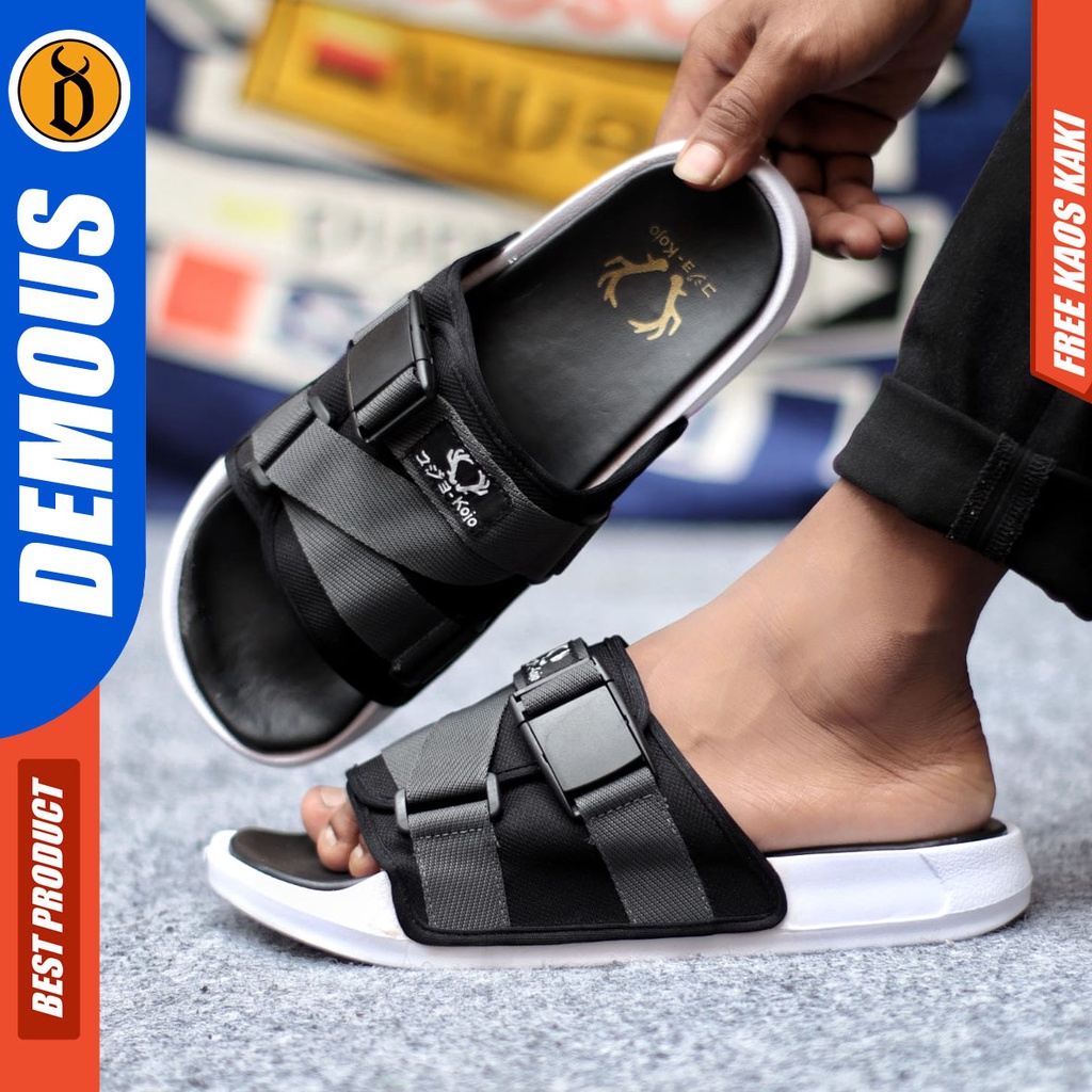 DEMOUS FLUX- Sandal Slop Pria Sandal Pria Kekinian Sandal Pria Casual Sandal Pria Terbaru