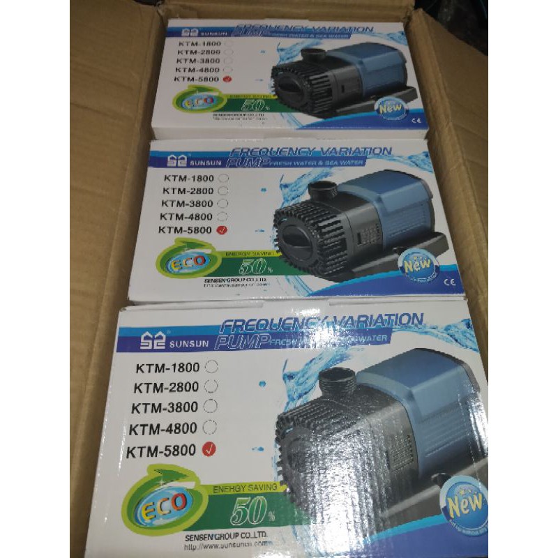sunsun ktm 5800 pompa low watt