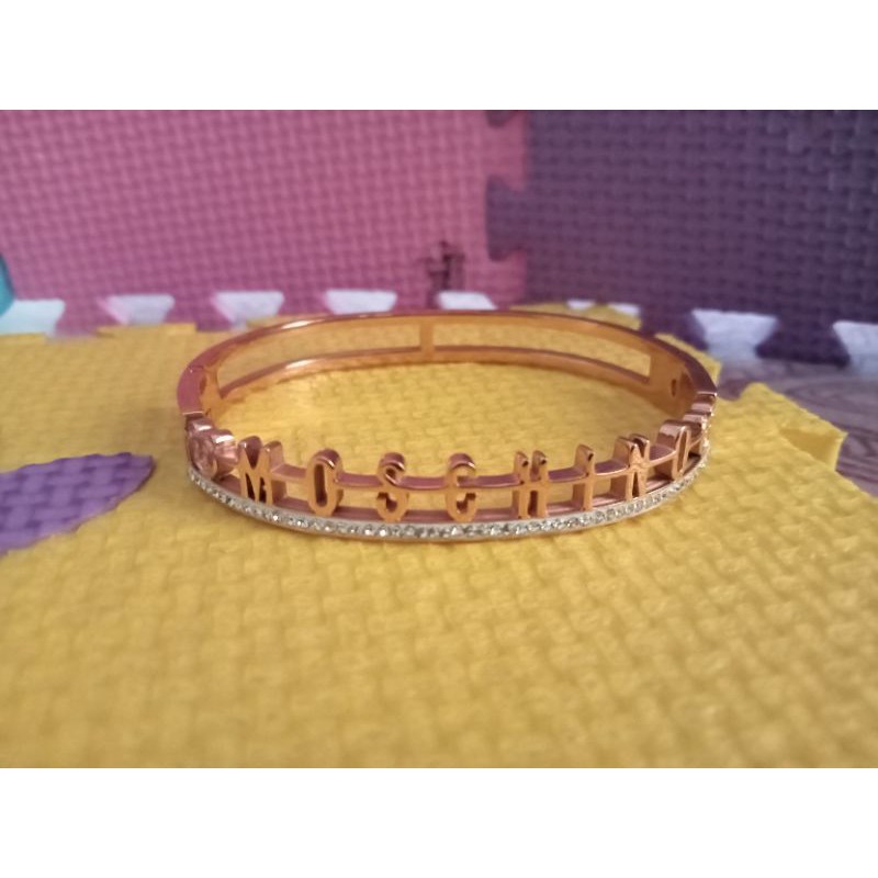 GELANG BANGLE TITANIUM POLOS SILVER ROSE GOLD PUTIH HIJAU MERAH / ASESORIS / GELANG MURAH