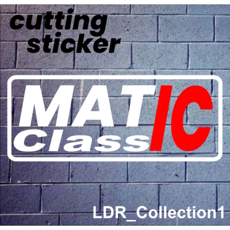 sticker motor matic classic