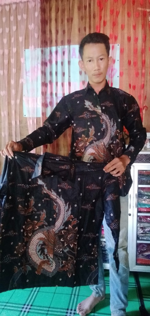 Baju Batik Pria Gus Azmi Syubbanul Muslimin Batik Katun Halus Hadroh Azzahir Hilwa Ala Santri Modern