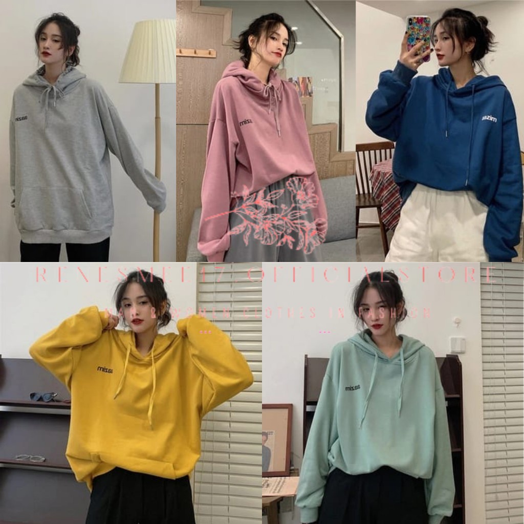 AAZIM OVERSIZE HOODIE SWEATER BAHAN FLEECE