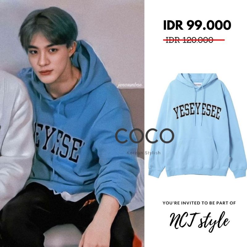 hoodie lee jeno nct dream u 127 biru muda neo city the link yeseyesee paling laku COD