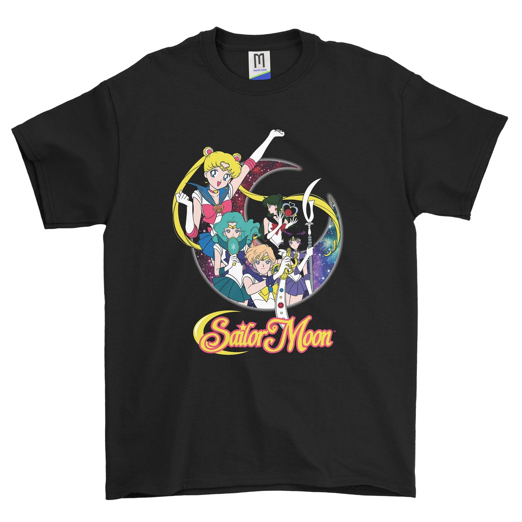 Kaos Sailor Moon Fighters Anime T-shirt