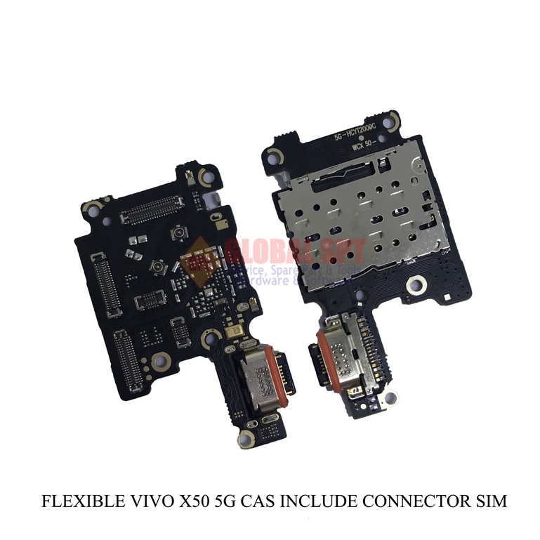 FLEXIBLE VIVO X50 5G CONNECTOR CHARGER INCLUDE SIMCARD / KONEKTOR CAS VIVO X50 5G