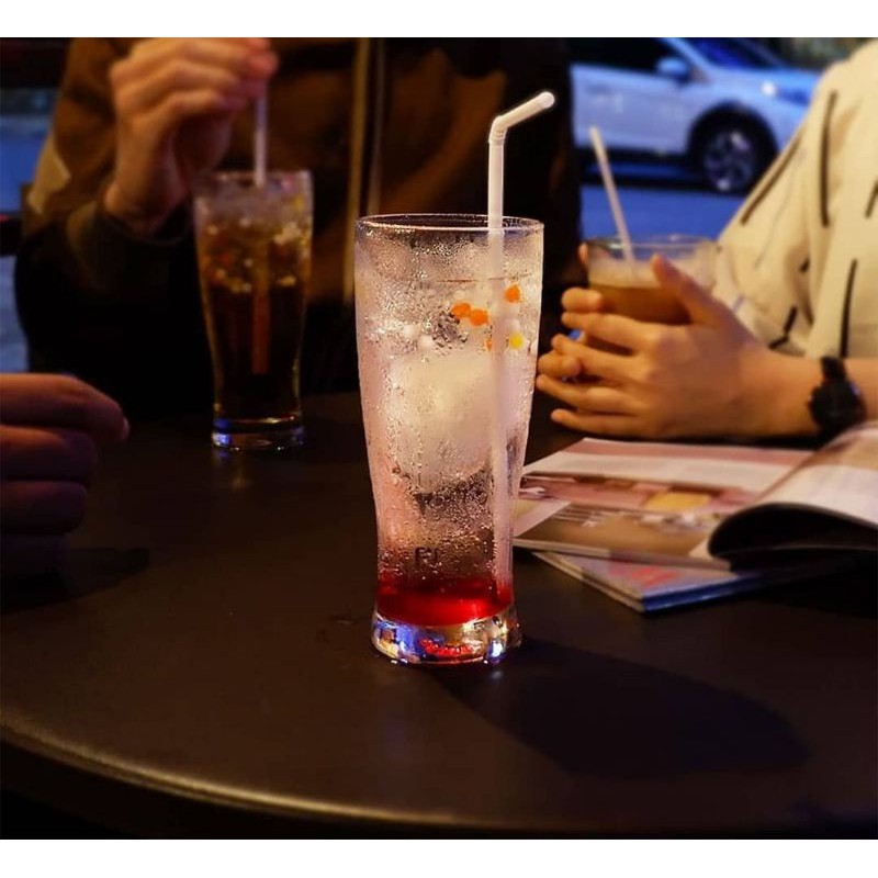 Gelas Kaca Tinggi Porto Citinova//Minuman Dingin : Jus, Sirup, Teh//Tahan Air Panas//Tampilan Modern