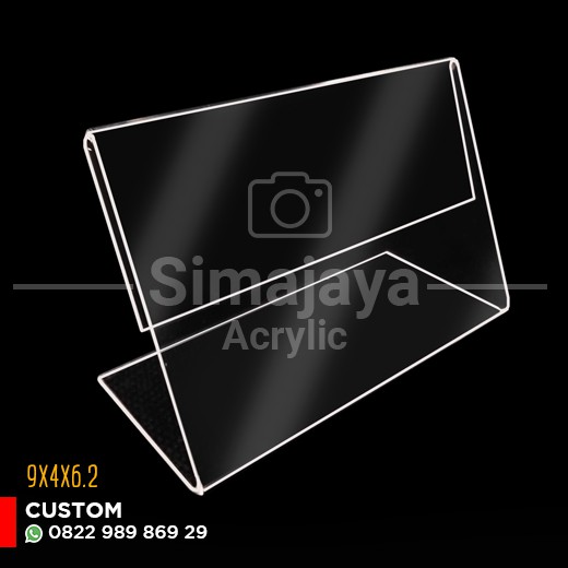

sign holder acrylic jm006