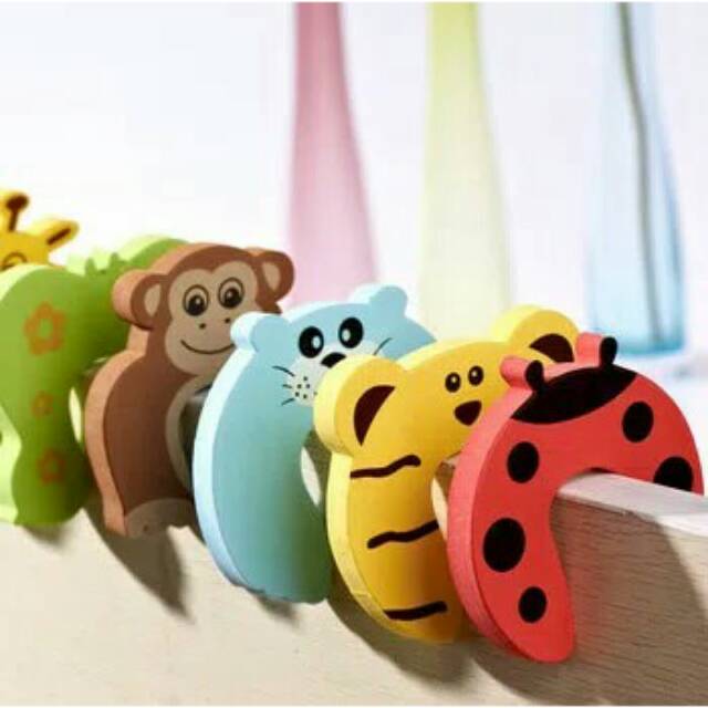 Door Stopper Baby Safety Kid - Penahan Pintu Karakter Lucu Motif Kartun Ganjal Pintu Ganjalan