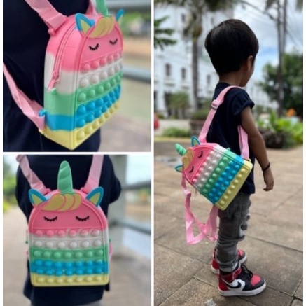 Tas Pop It Ransel Karakter Unicron Dan Boneka Murah