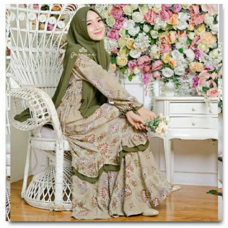 AMBERLYNN DRESS 01. SEAWEED BY JASMINE