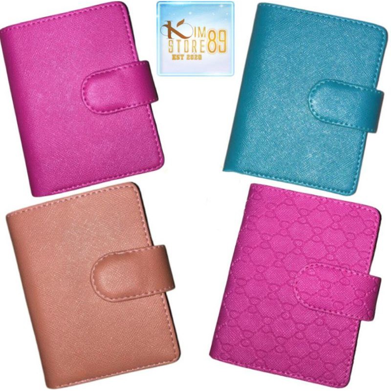 Dompet Kartu Nama Card Holder Pria/Wanita - Kancing