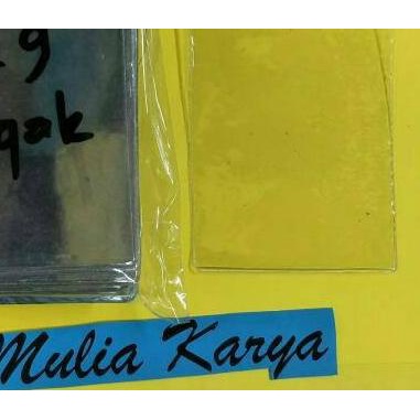 ➾ Plastik Name tag Tebal 012 mc 6 x 9 Tegak/ ID Card / Pengenal / Mika ✈