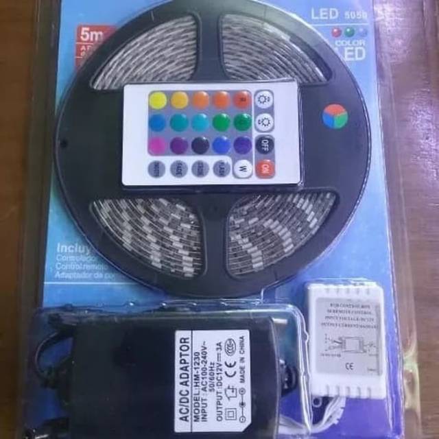 Lampu Led Strip 5050 Warna Warni Lampu Hias Plafon