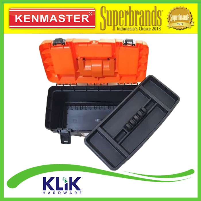 Kenmaster Tool Box PVC H 415 - Kotak Perkakas 41 x 22 x 25 cm H415