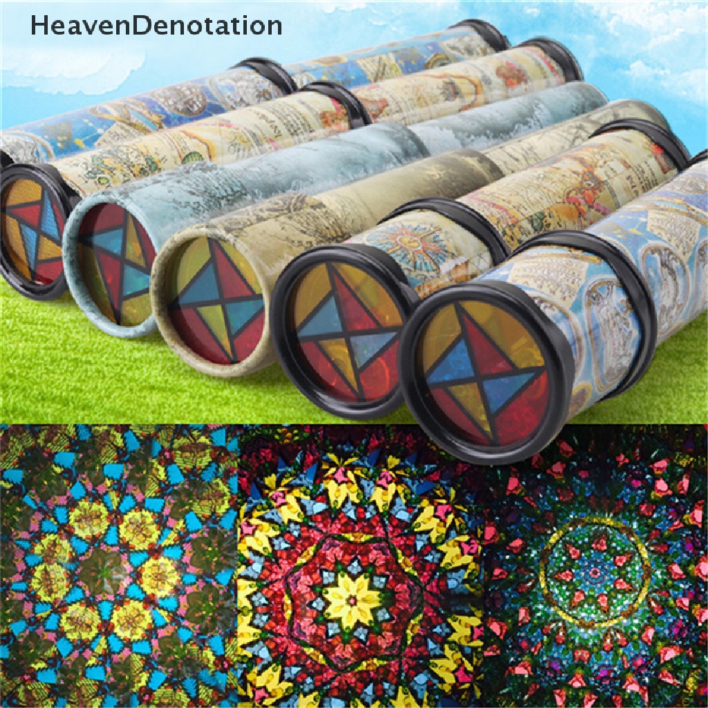 [HeavenDenotation] 21CM Pop Kaleidoscope Children Toys Kids Educational Science Toy Classic