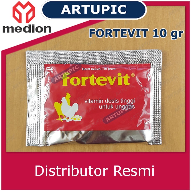 FORTEVIT 10 gram Vitamin Dosis Tinggi Ayam Unggas Anti Stress &amp; Produktif