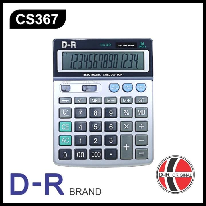 

Kalkulator D-R Cs367 (14 Digit)